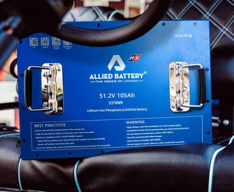 Allied Battery RS Series Brings Smarter Lithium Power to Golf Cars